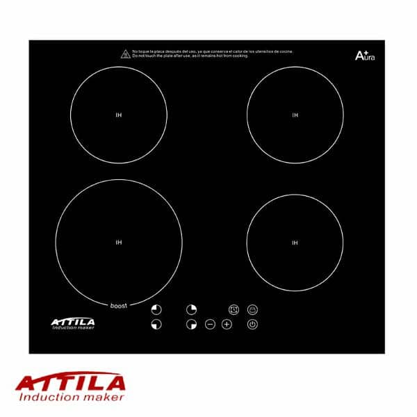 ATTILA Aura+ 4 burner Induction cooker and hot plates- 03007420777 5