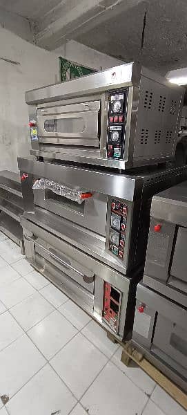 conveyor pizza oven deep fryer hot plate fast food machinery counter 9