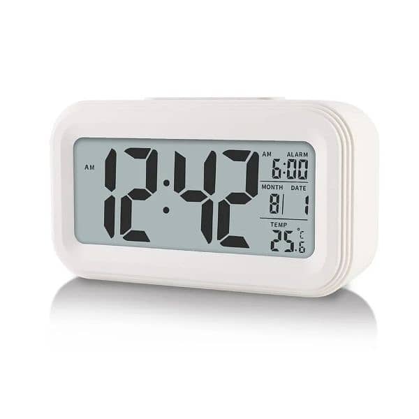 LED Digital Alarm Clock Backlight Snooze Data Time Calendar De 13