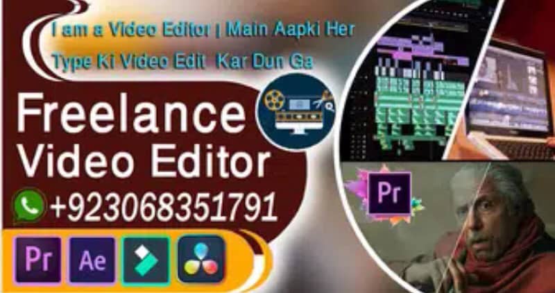 Video Editor & Graphic Designer 03068351791 0