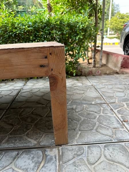 Solid wood table just ready for polish 5