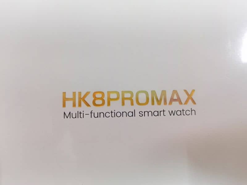 HK 8 PROMAX in titanium case. Multi-functional smart watch 6