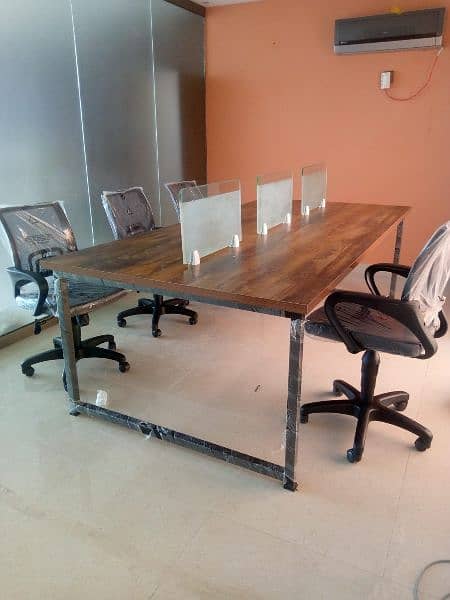 Workstation, workstation for 4 or 6 person, office table, furniture 3