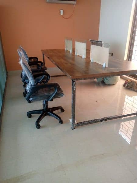Workstation, workstation for 4 or 6 person, office table, furniture 5