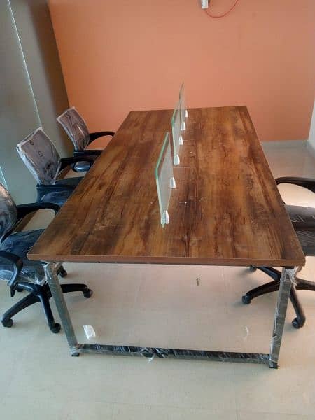 Workstation, workstation for 4 or 6 person, office table, furniture 6
