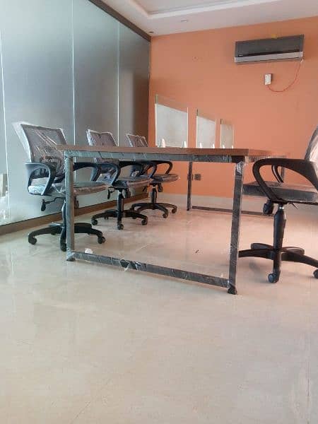 Workstation, workstation for 4 or 6 person, office table, furniture 8