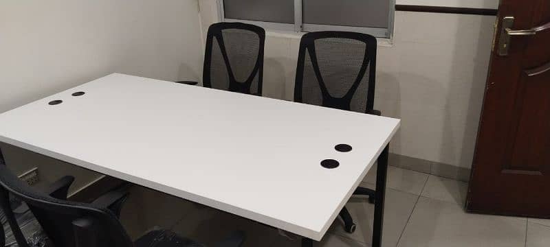Workstation, workstation for 4 or 6 person, office table, furniture 16