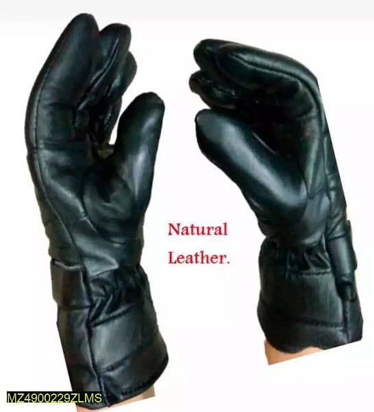 black leather gloves 0