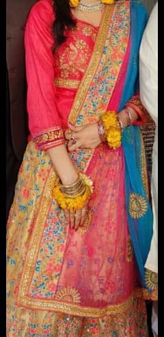 mehndi lehnga/ indian style/ wedding dress/ bridal wear/ lehnga choli/