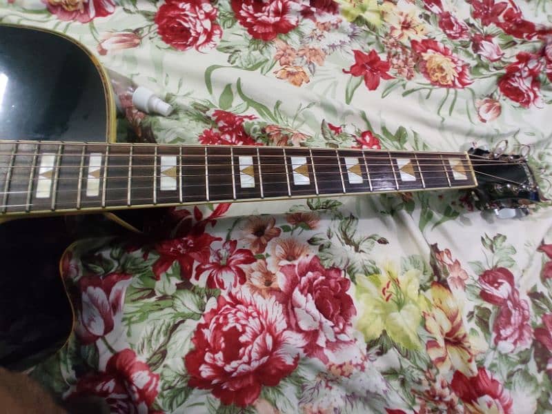 genyo black acoustic guitar full size 4