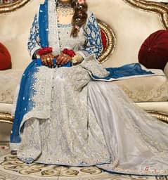 Bridal Dress Valima with free accessories