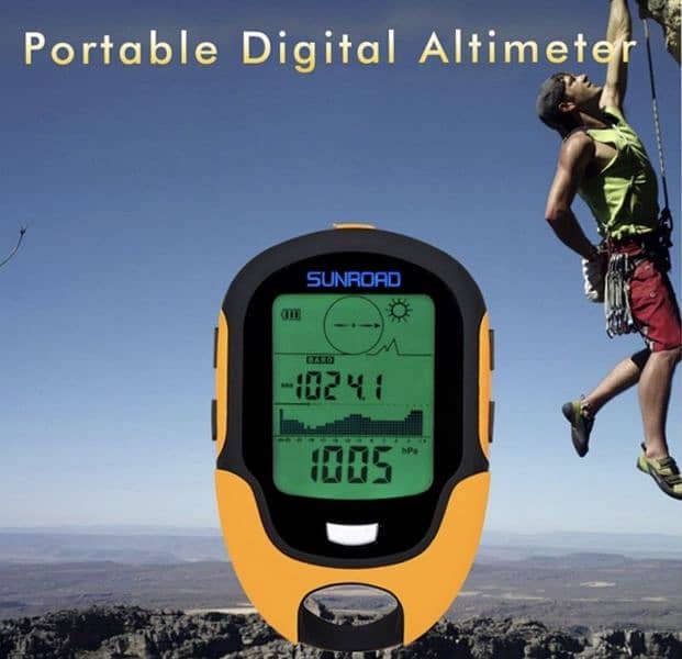 FR500 Multifunction Outdoor Altimeter - Barometer, Compass, Ther 5