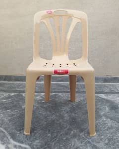 Fello Plastic armless chairs pure cream 0