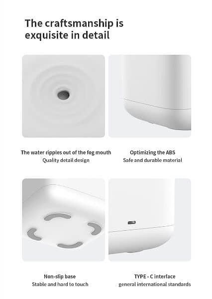 Ultrasonic Anti-Gravity Air Humidifier. 6