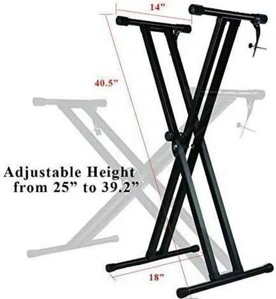 Double-X Keyboard Stand
available 3