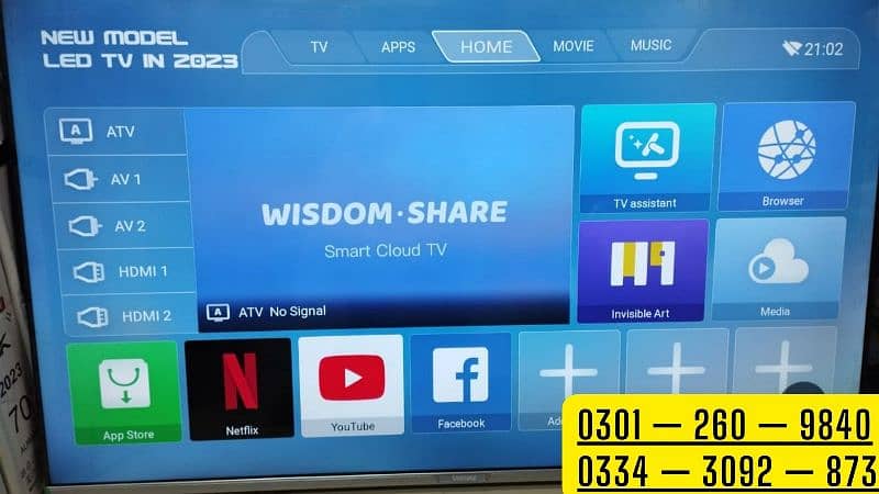 65 INCH SMART UHD FHD LED TV ANDROID 1000 LIVE CHANNELS 2