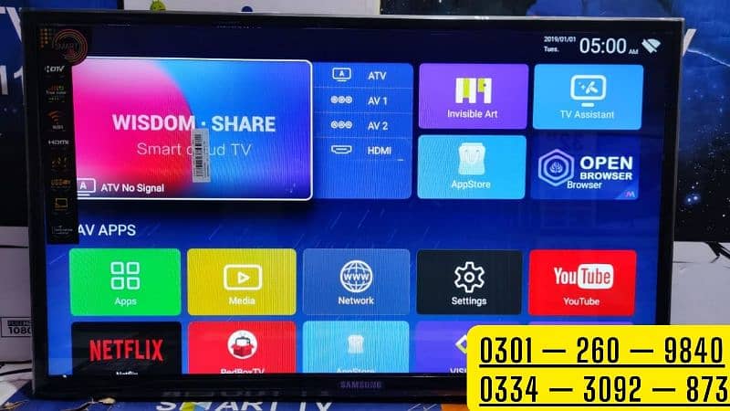65 INCH SMART UHD FHD LED TV ANDROID 1000 LIVE CHANNELS 3