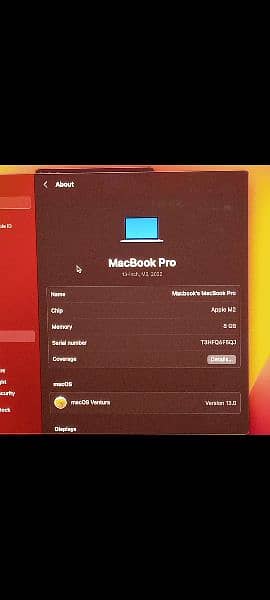 MacBook Pro M2 2022 8GB 512GB 13" MNEJ3LL/A 10