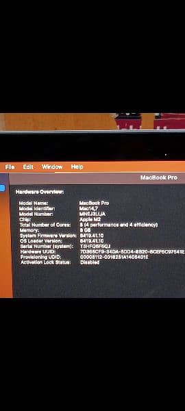 MacBook Pro M2 2022 8GB 512GB 13" MNEJ3LL/A 13