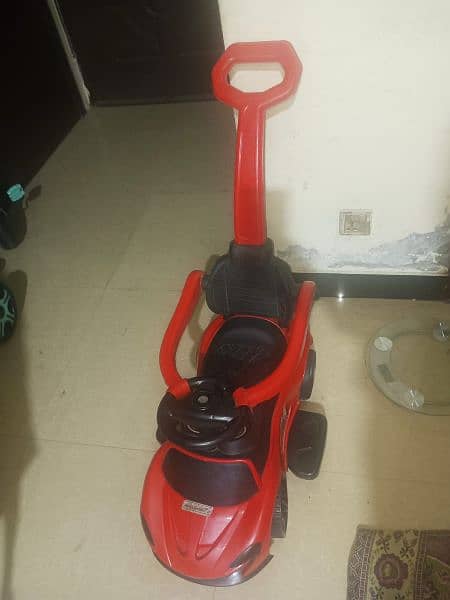 kids car with 2 extra wheels. in good condition 6