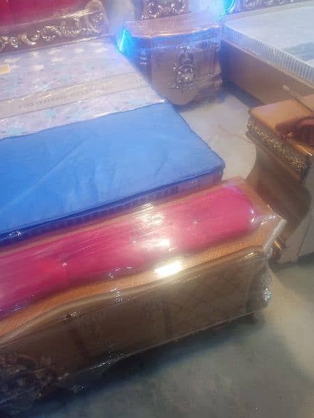 Branded New bone and wood Bed sets available at wholesale price. 1