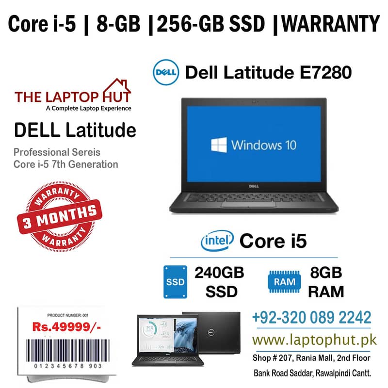 IBM ThinkPad | Lenovo | Core i5 7th Generaiton | 8-GB | 256-GB SSD 4