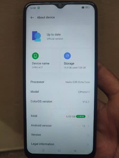 oppo a17 new model fingerprint (6/128) 3