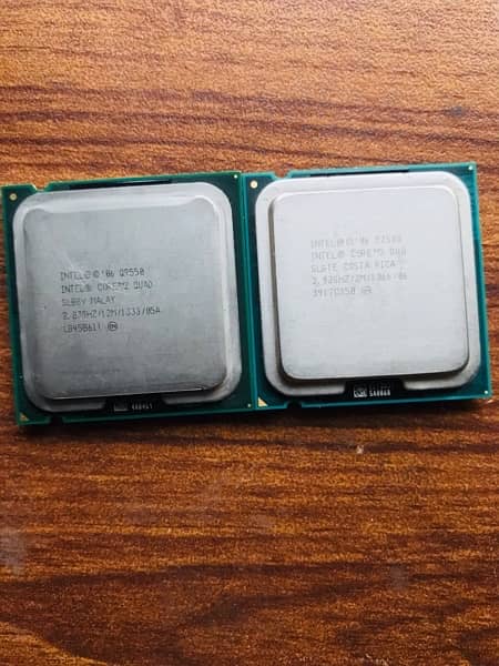 intel core 2 quad and core2 duo both for sale 0