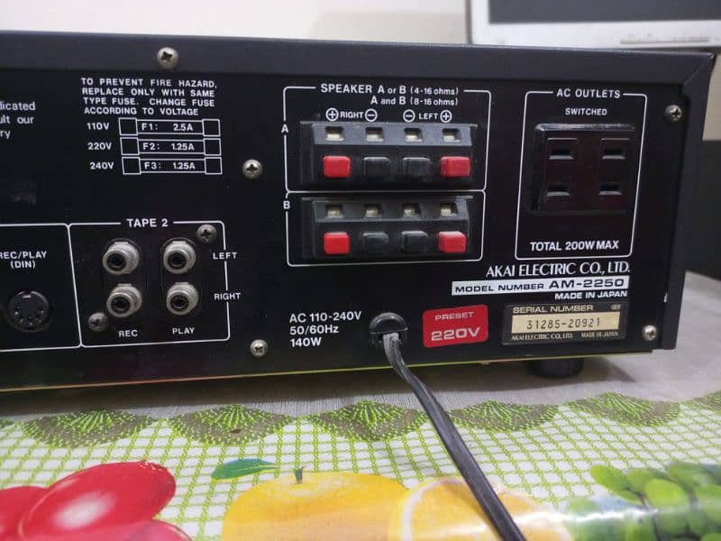 Original Akai amplifier  imported from Netherlands 2