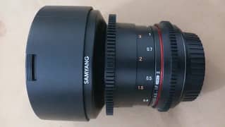 For Cannon Fish Eye Cine Lens Samyang 14mm T3.1 Ultra wide angle lens 0