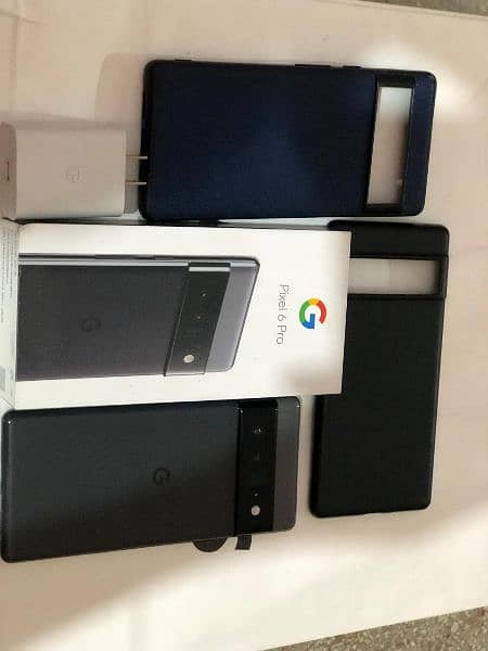 Google Pixel 6 pro 12/128gb,box and charger and 2 case 12