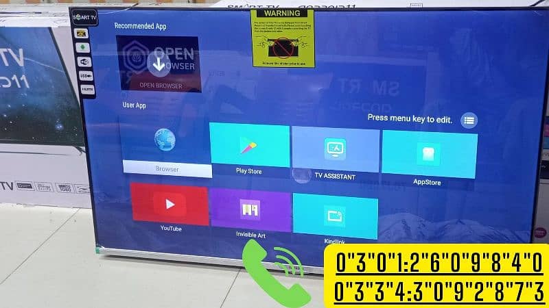 SAMSUNG 48 INCH SMART LED TV UNLIMITED LIVE CHANNELS 5