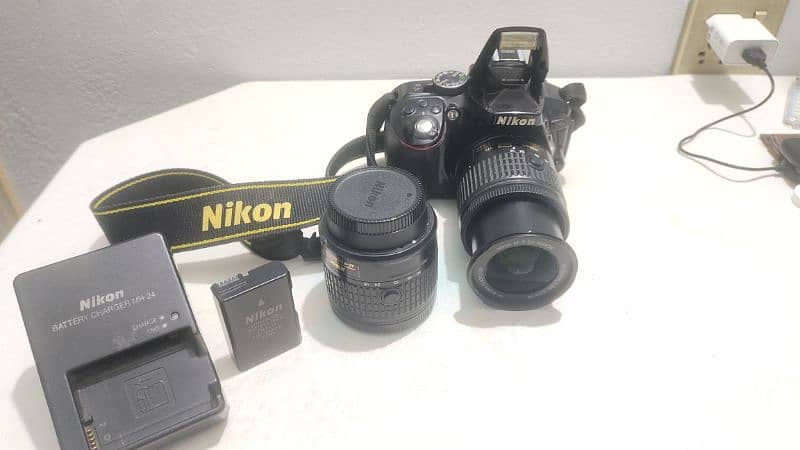 Nikon - D5300 with all accessories. box, double 18/55 VR lens. 2
