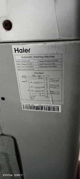 Haier washing machine 12