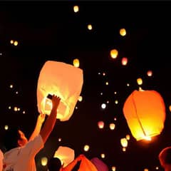 New Year Celebration Flying Sky Lamps  / Sky Lantern 10 Pieces Pack