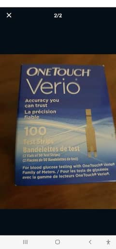 OneTouch Verio 100 Test Strips