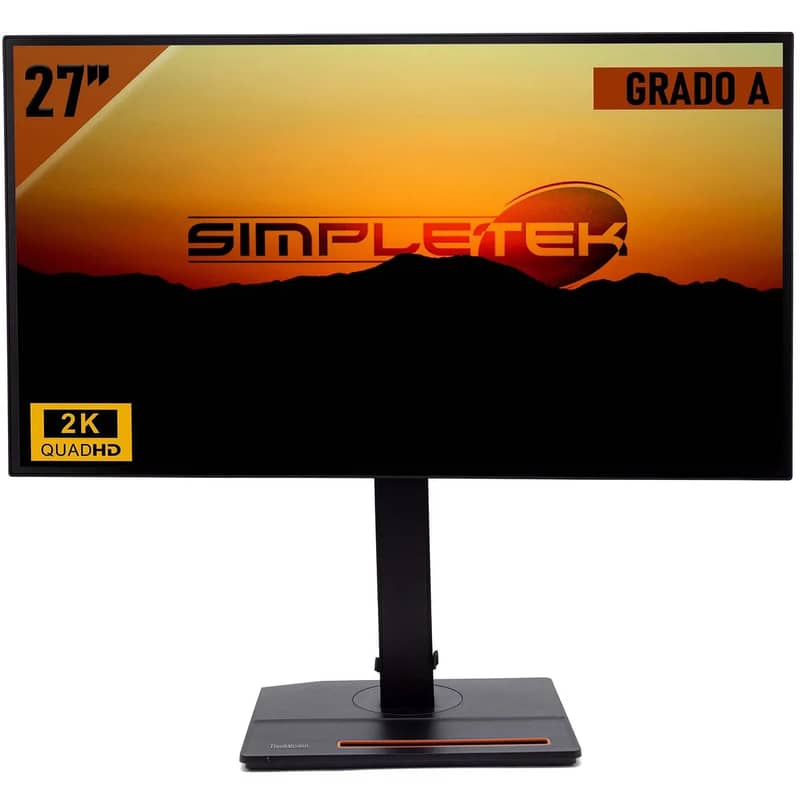 27" Inch 4 Sides Borderless Lenovo P27H-20 2k USB-C LED Monitor 2