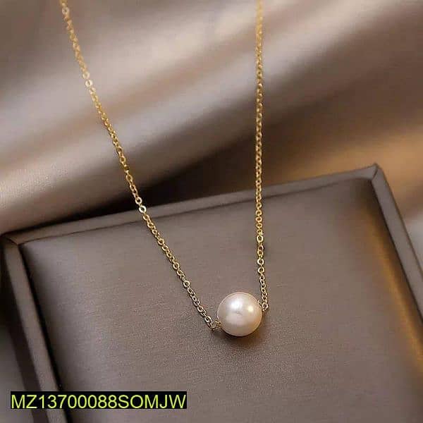 1 Pc Alloy Gold Plated Pearl Stone Pendant Beautiful Pendant 4