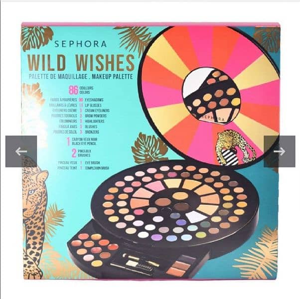 Branded makeup palette ''Sephora Wild wishes '' 2