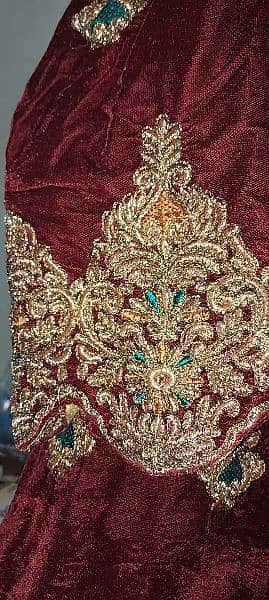 Velvet full embroidery part wear 2