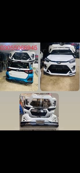 Toyota Raize Rocky Bumper Body Kits Sports 0