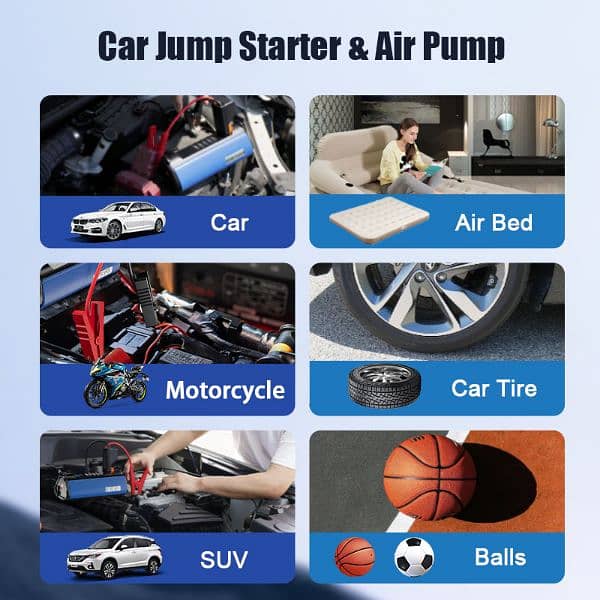 Car jump starter & Air Pump (Imported) 7
