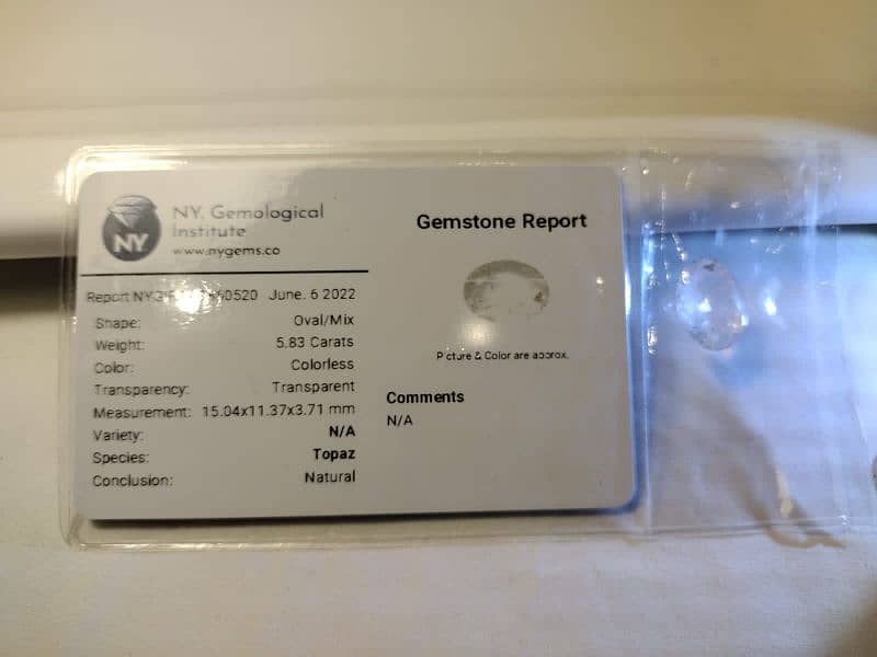 Precious Citrine Gemstone with Certificate 2