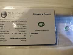 Precious Citrine Gemstone with Certificate