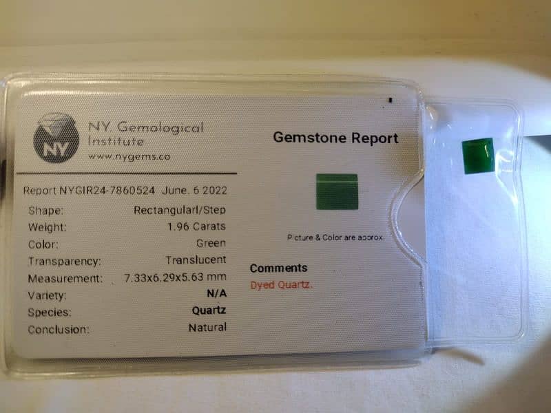 Precious Citrine Gemstone with Certificate 5