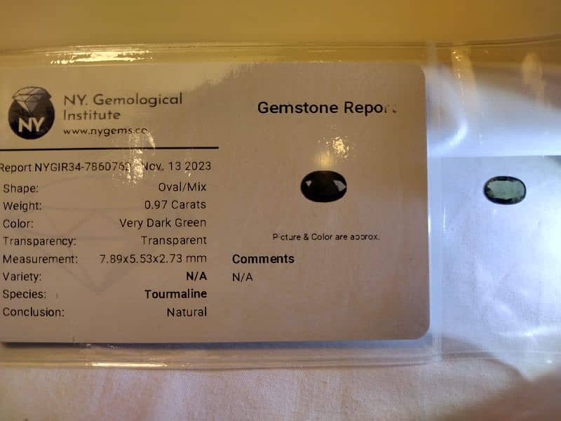 Precious Citrine Gemstone with Certificate 8