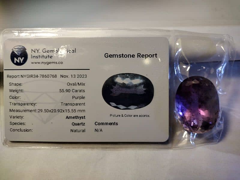 Precious Citrine Gemstone with Certificate 9