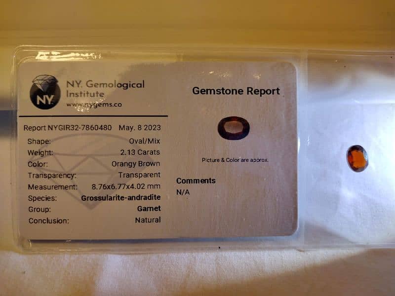 Precious Citrine Gemstone with Certificate 10
