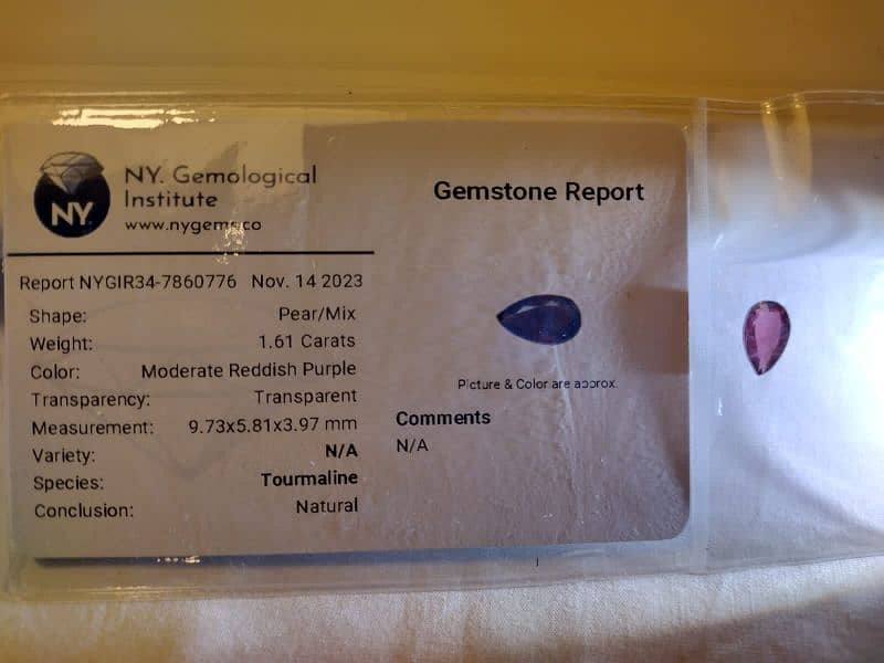 Precious Citrine Gemstone with Certificate 13