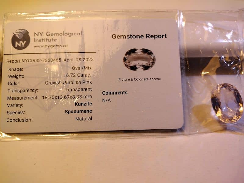Precious Citrine Gemstone with Certificate 17